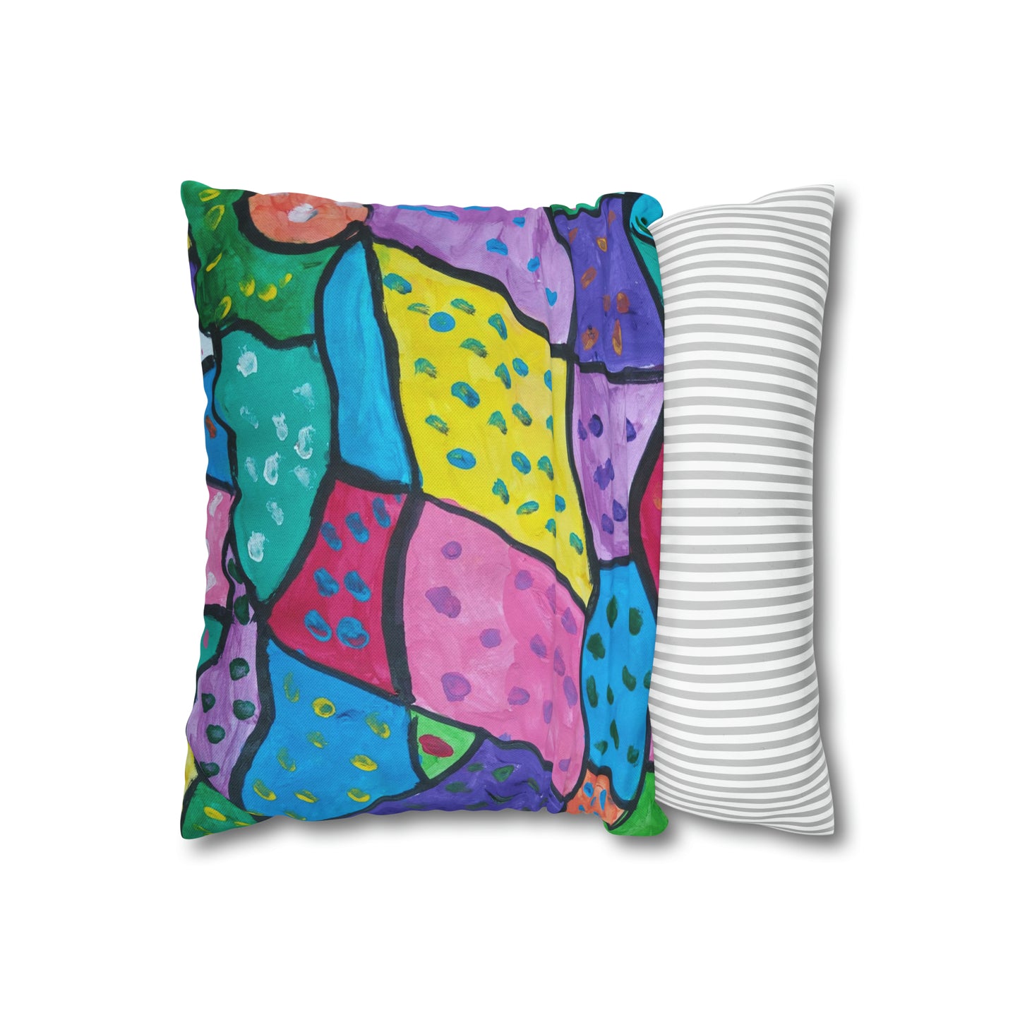 Spun Polyester Square Pillow Case