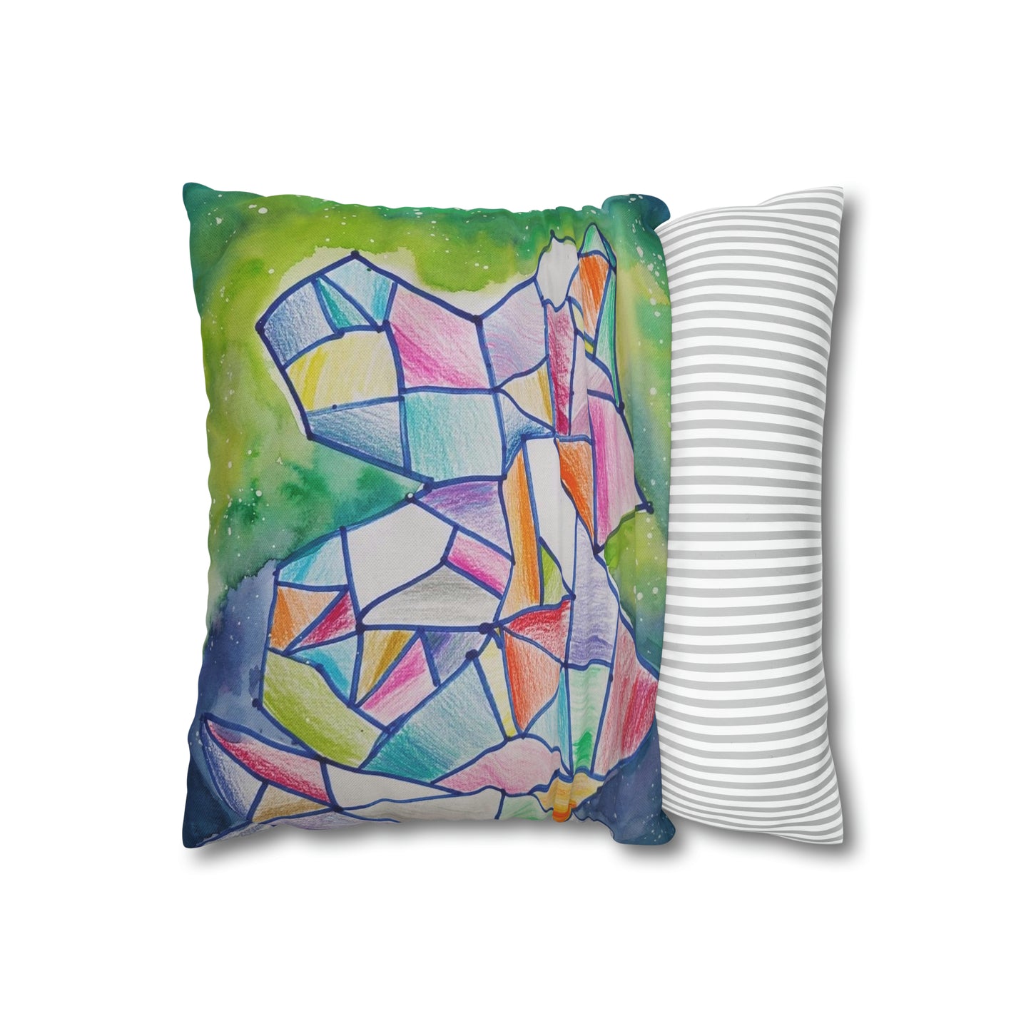 Spun Polyester Square Pillow Case