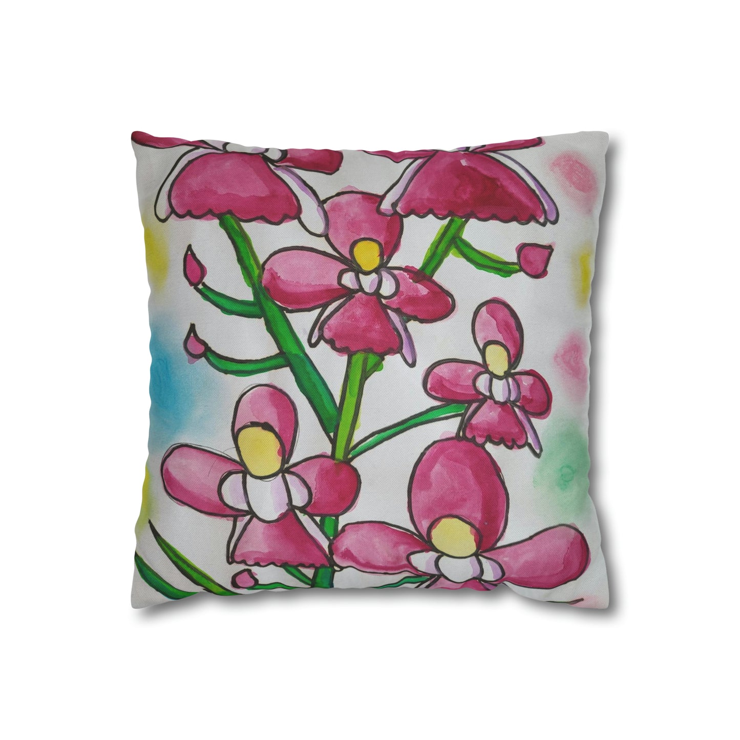 Spun Polyester Square Pillow Case