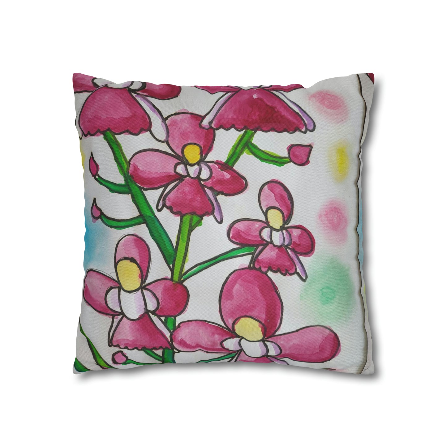 Spun Polyester Square Pillow Case