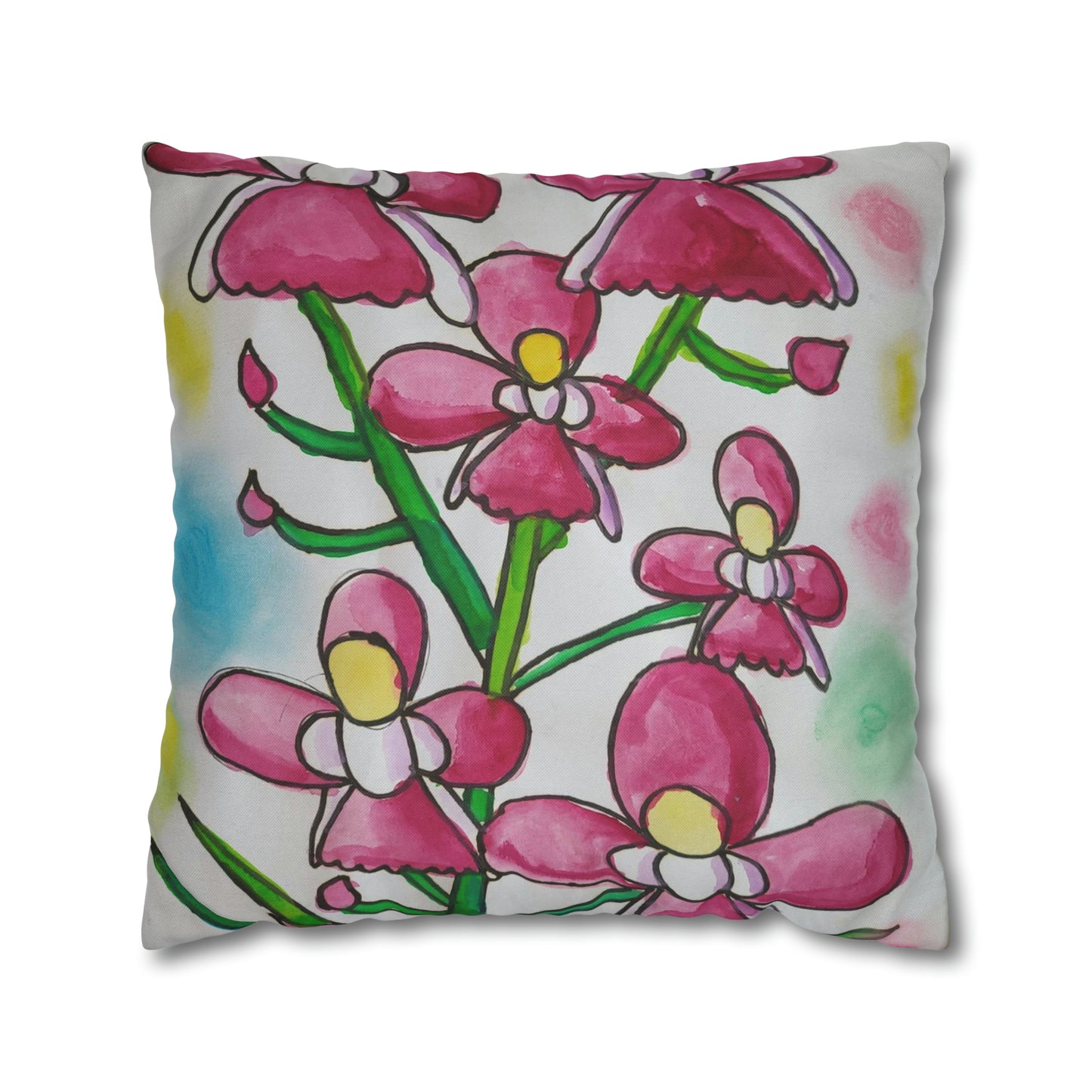 Spun Polyester Square Pillow Case
