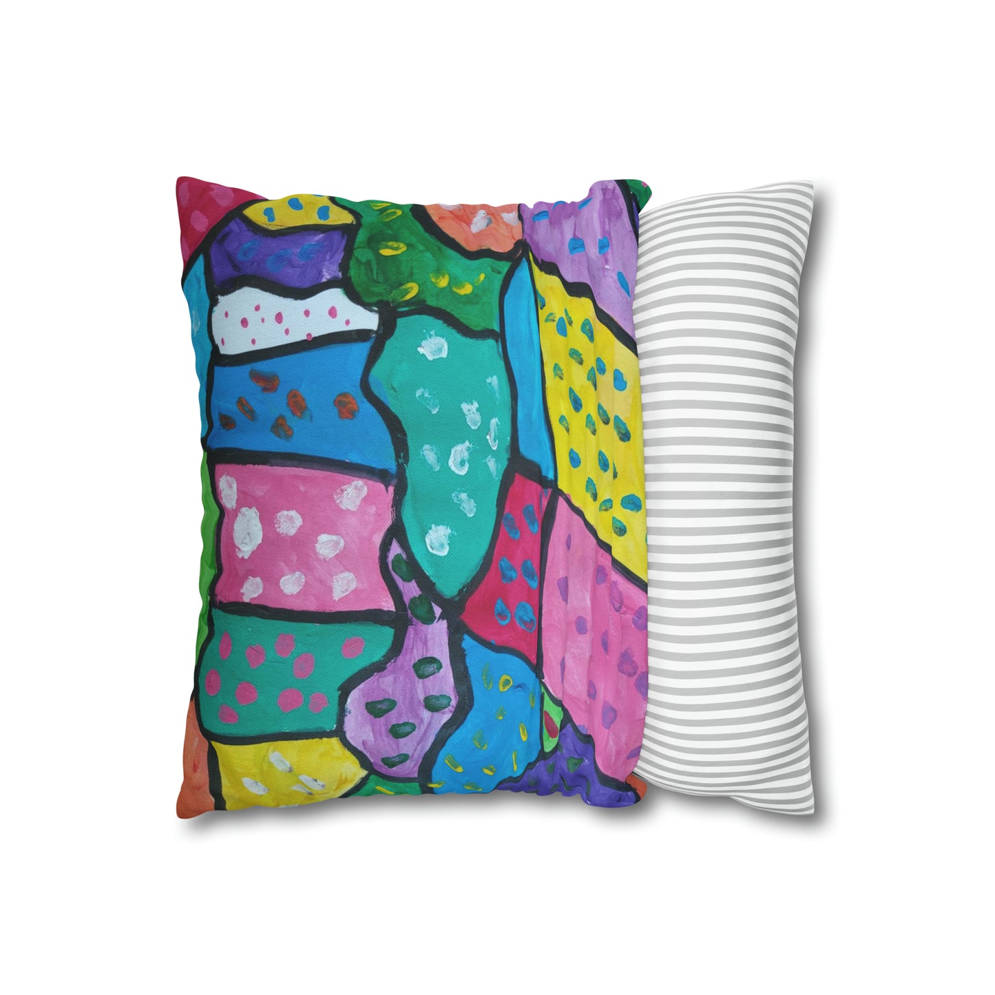 Spun Polyester Square Pillow Case