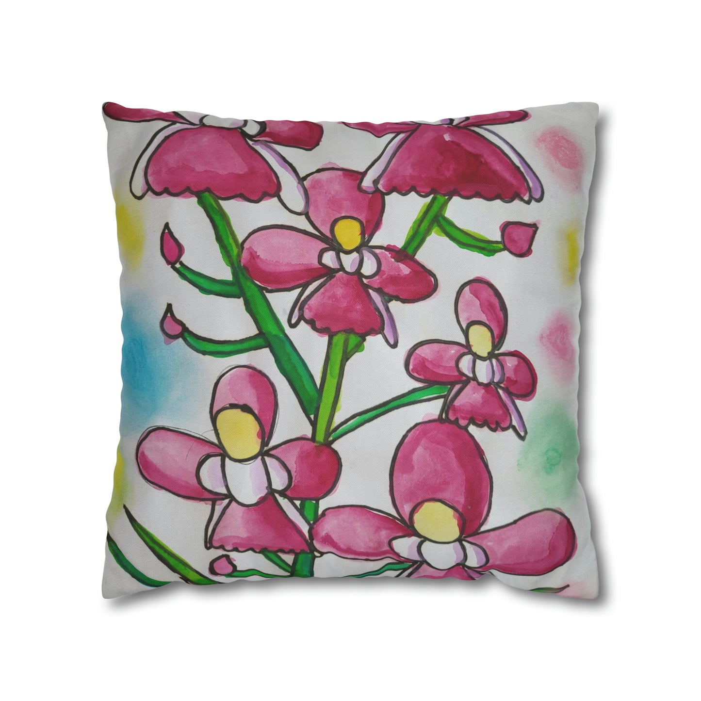 Spun Polyester Square Pillow Case