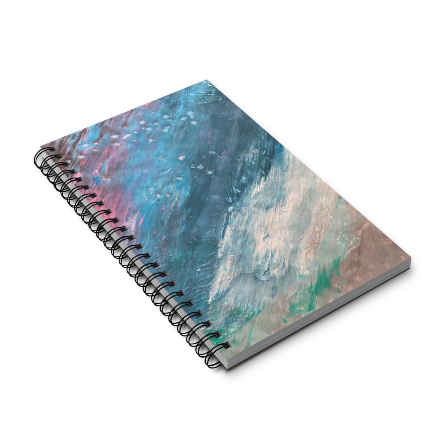 Serene Spiral Journal - Artistic Waves Design | Perfect for Journaling & Reflection