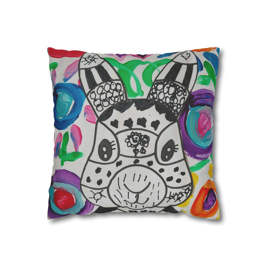 Spun Polyester Square Pillow Case