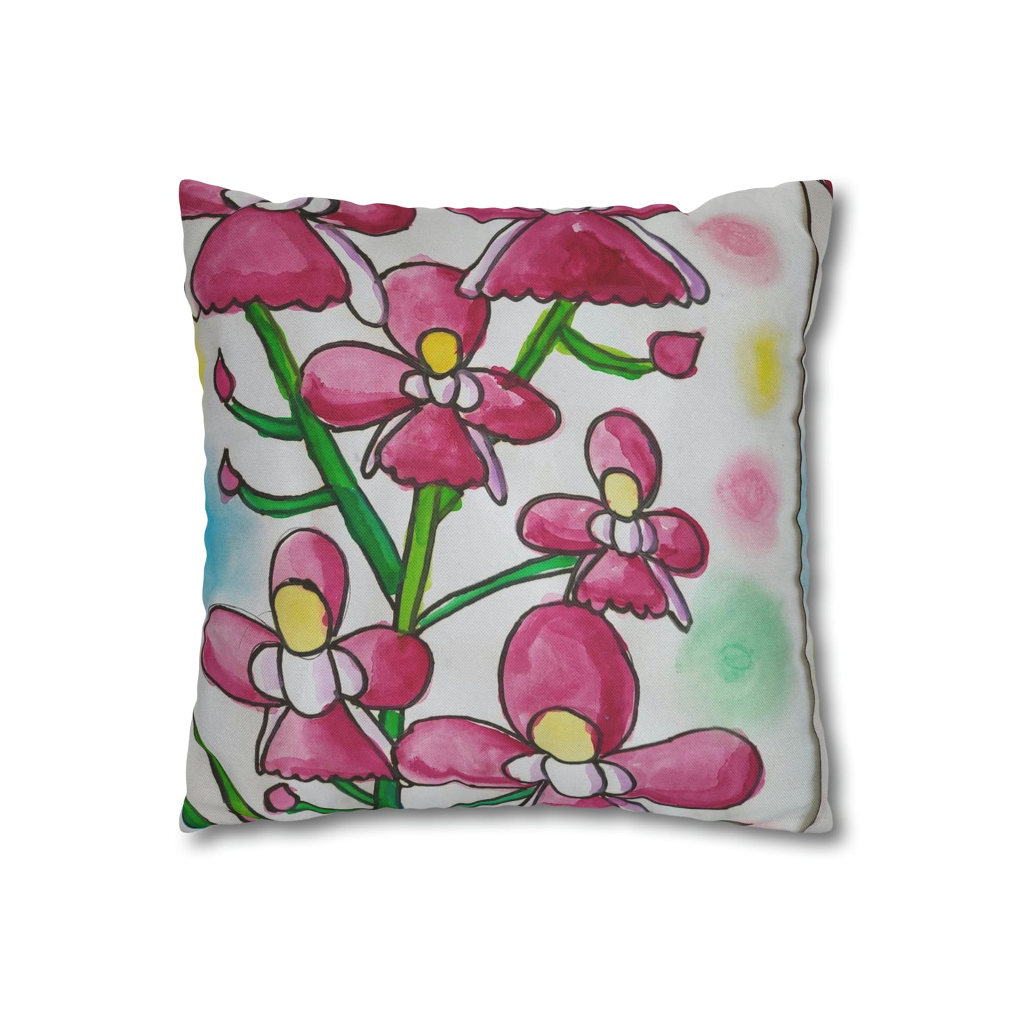 Spun Polyester Square Pillow Case