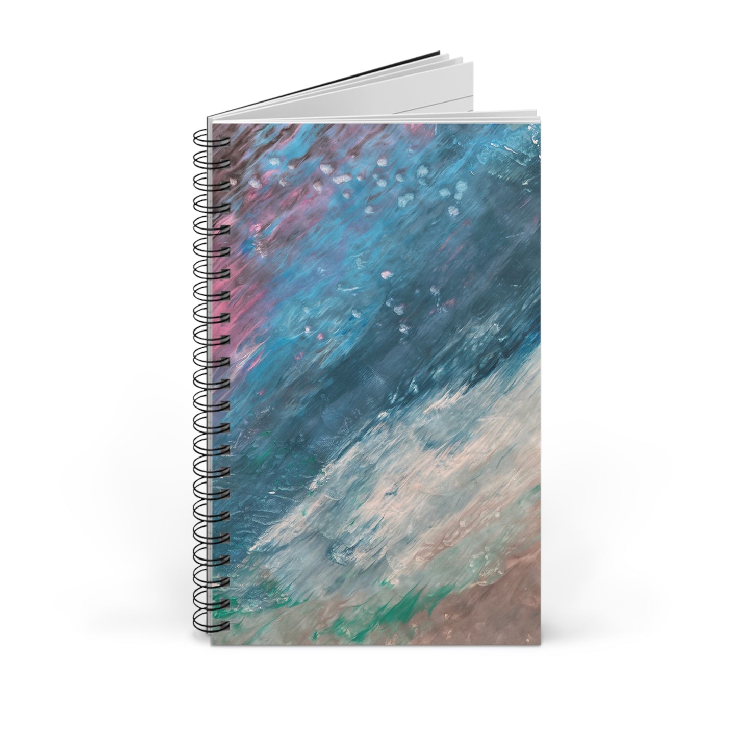 Serene Spiral Journal - Artistic Waves Design | Perfect for Journaling & Reflection