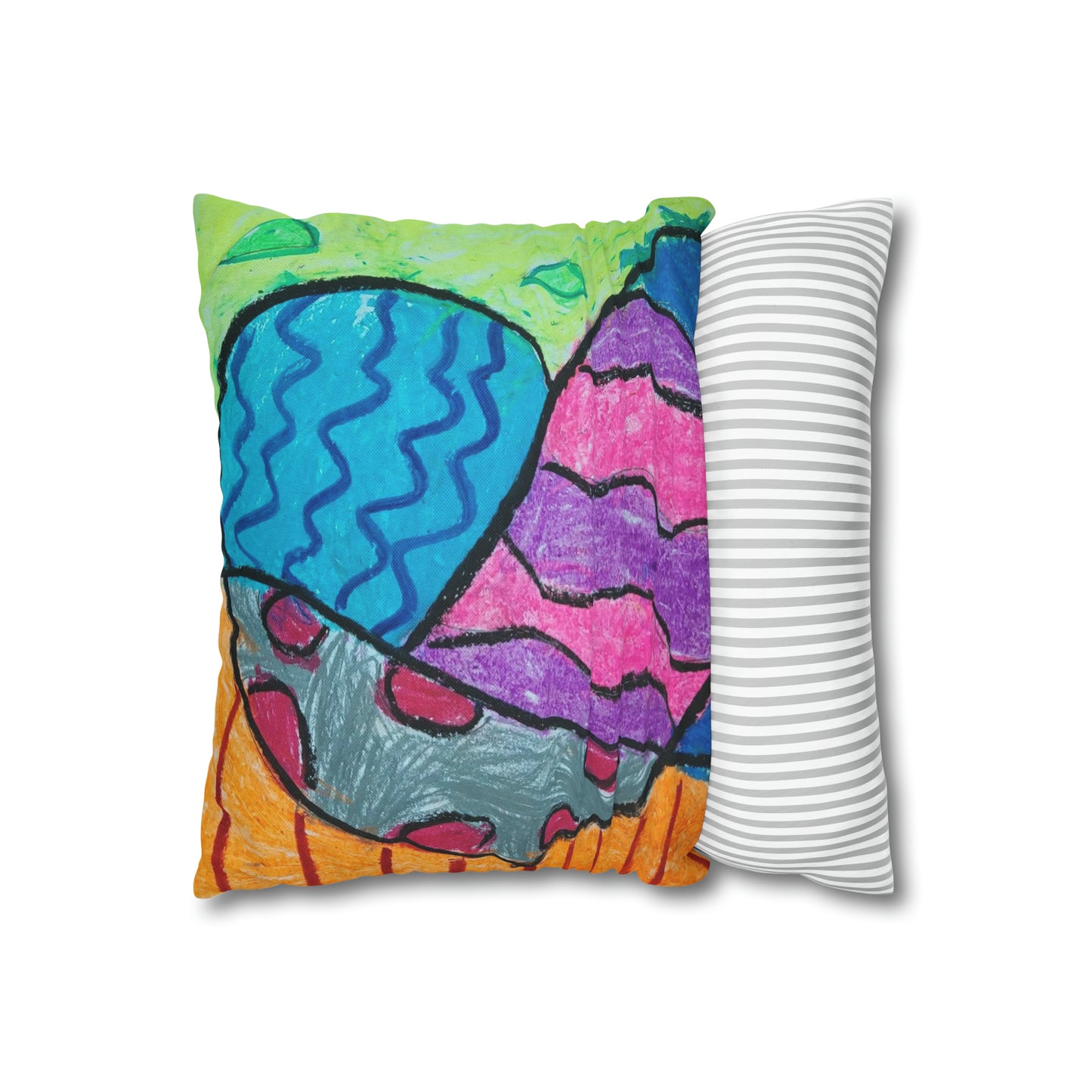 Spun Polyester Square Pillow Case