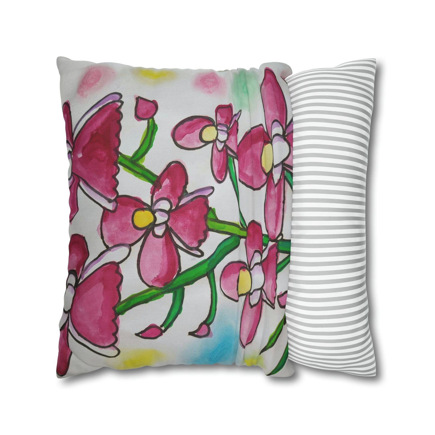 Spun Polyester Square Pillow Case