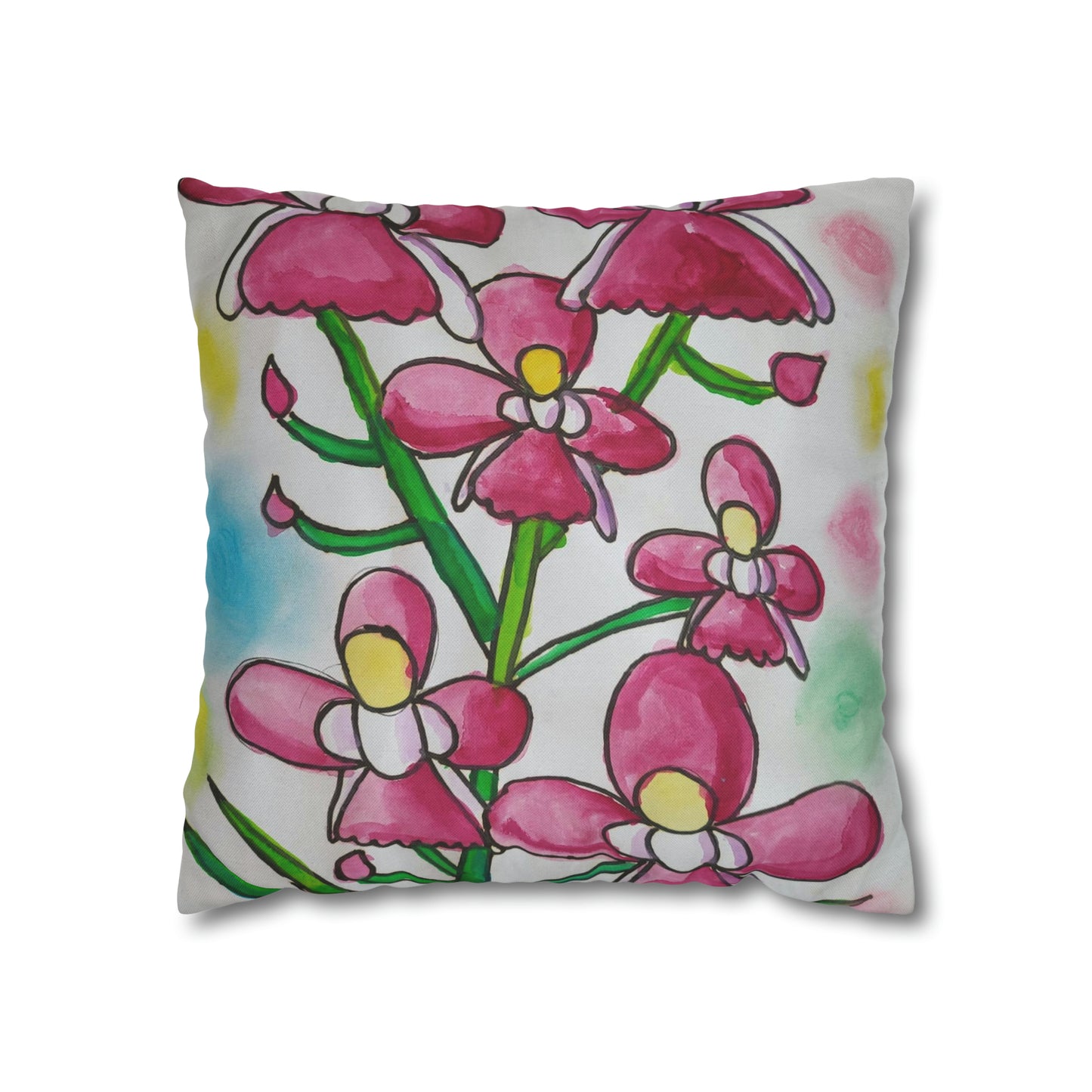 Spun Polyester Square Pillow Case