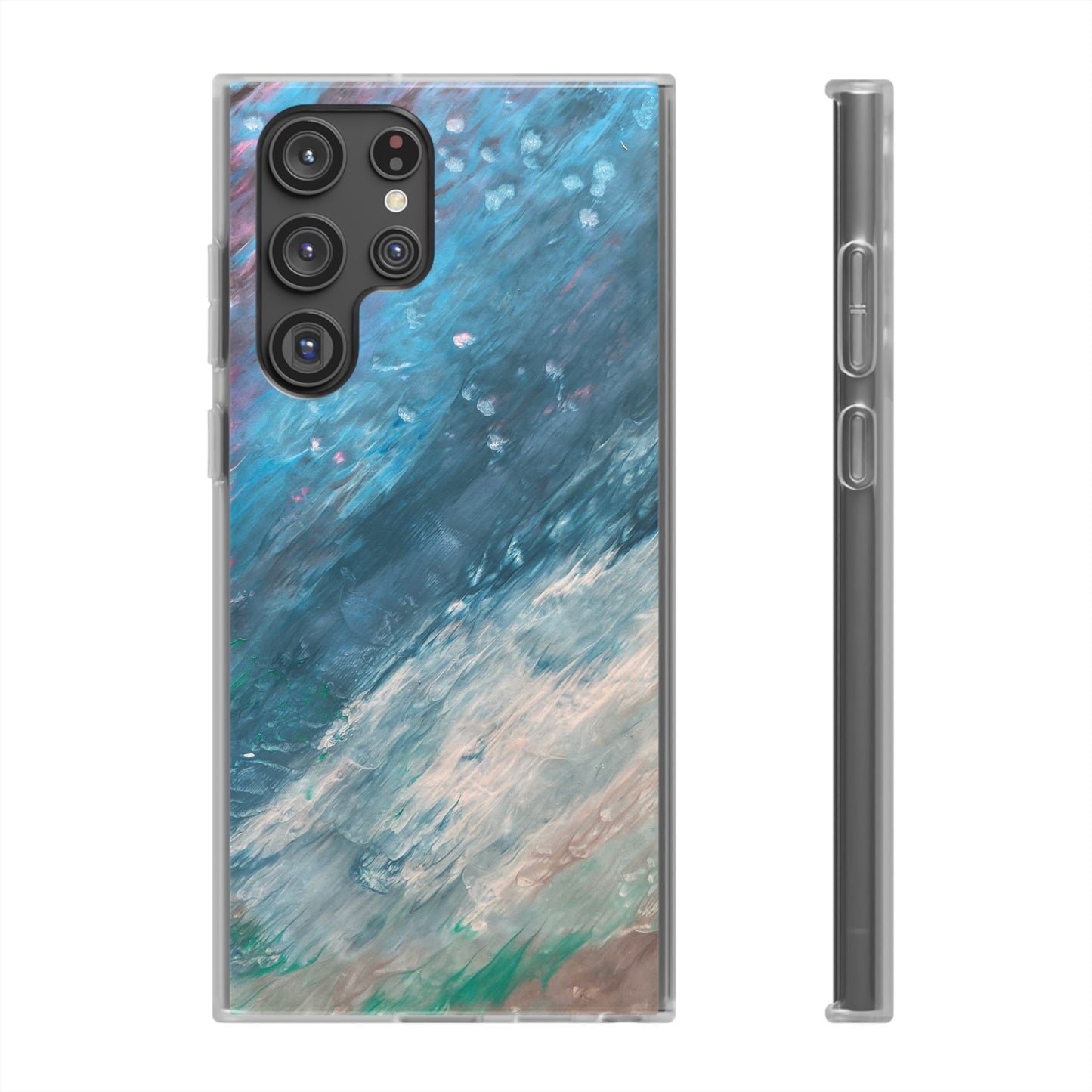 Ocean Wave Flexi Phone Case – Artistic Marine Design