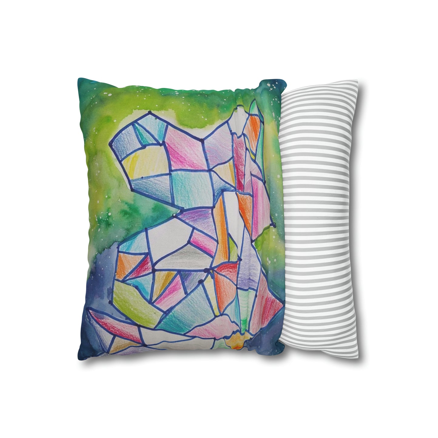Spun Polyester Square Pillow Case