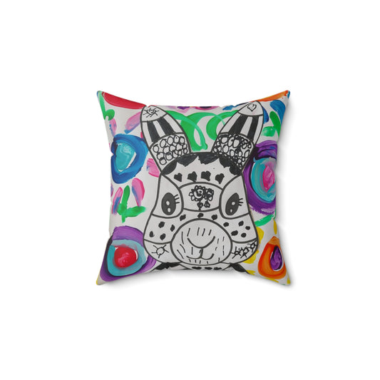 Spun Polyester Square Pillow