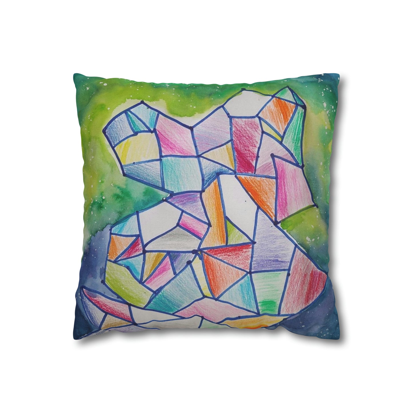 Spun Polyester Square Pillow Case
