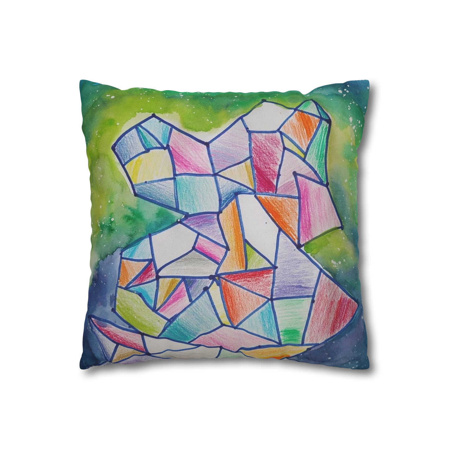 Spun Polyester Square Pillow Case