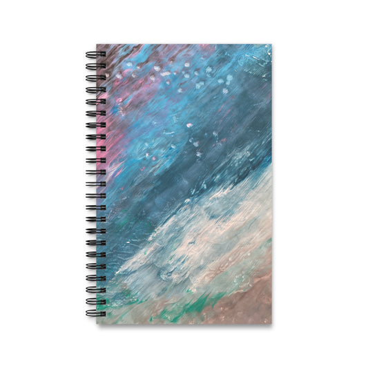Serene Spiral Journal - Artistic Waves Design | Perfect for Journaling & Reflection