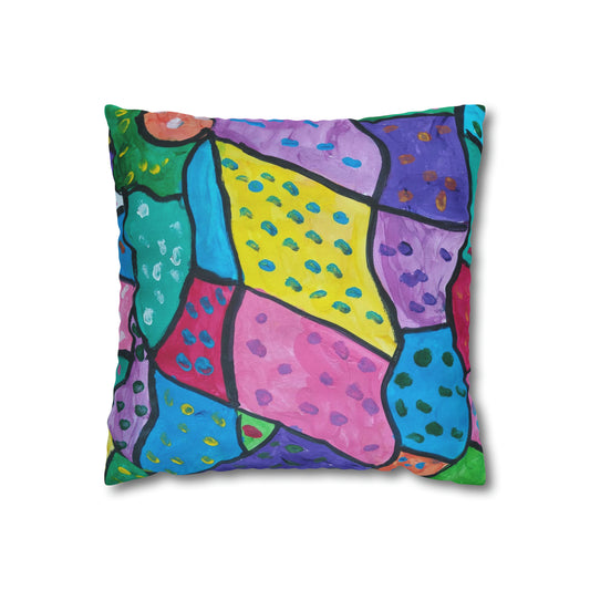 Spun Polyester Square Pillow Case
