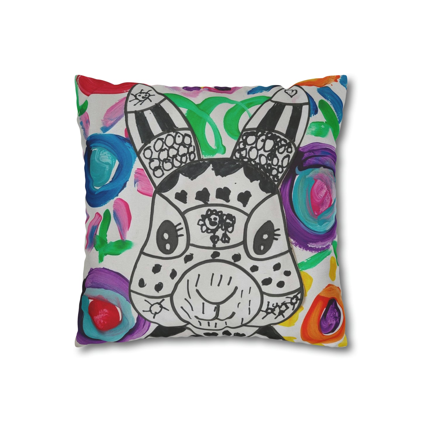 Spun Polyester Square Pillow Case