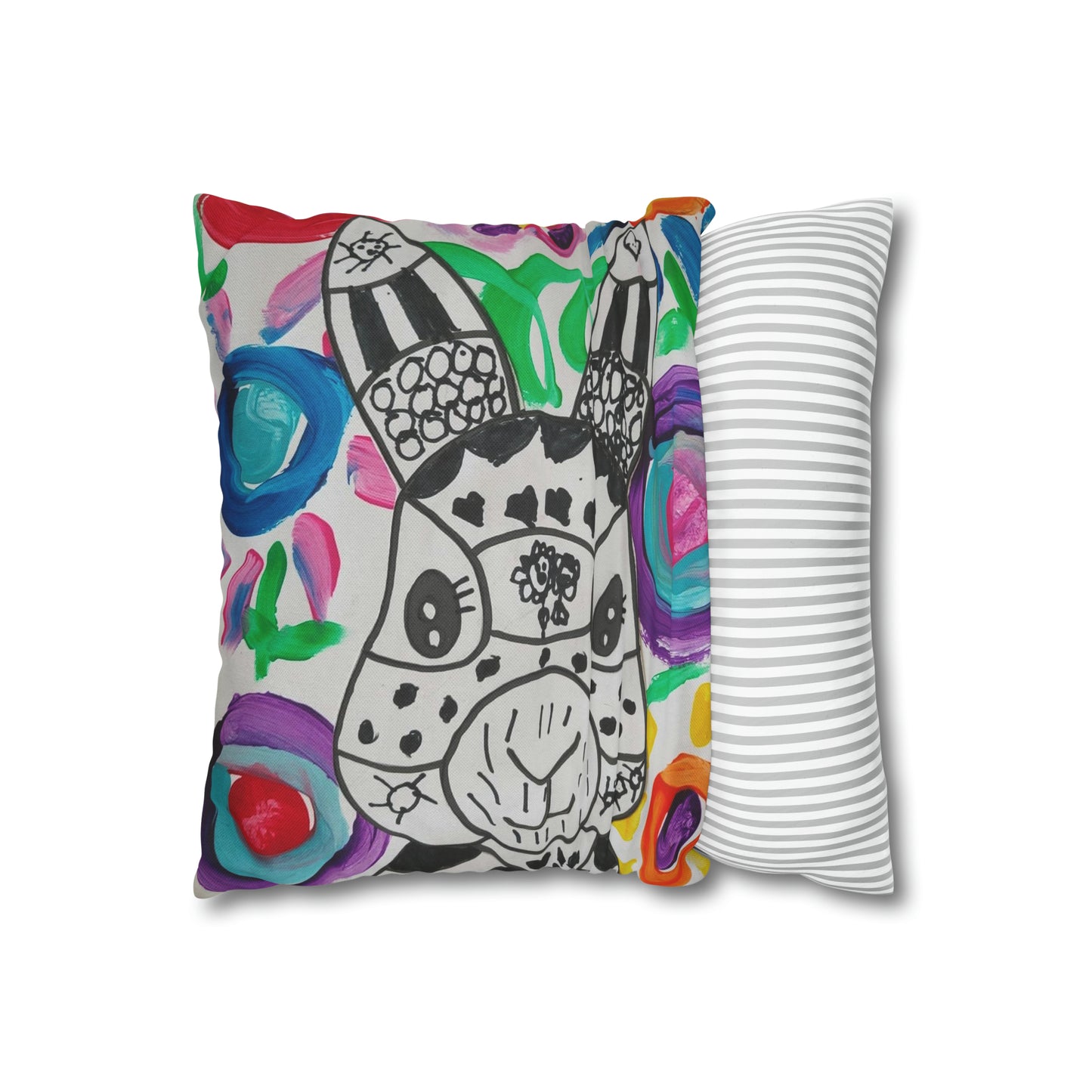 Spun Polyester Square Pillow Case