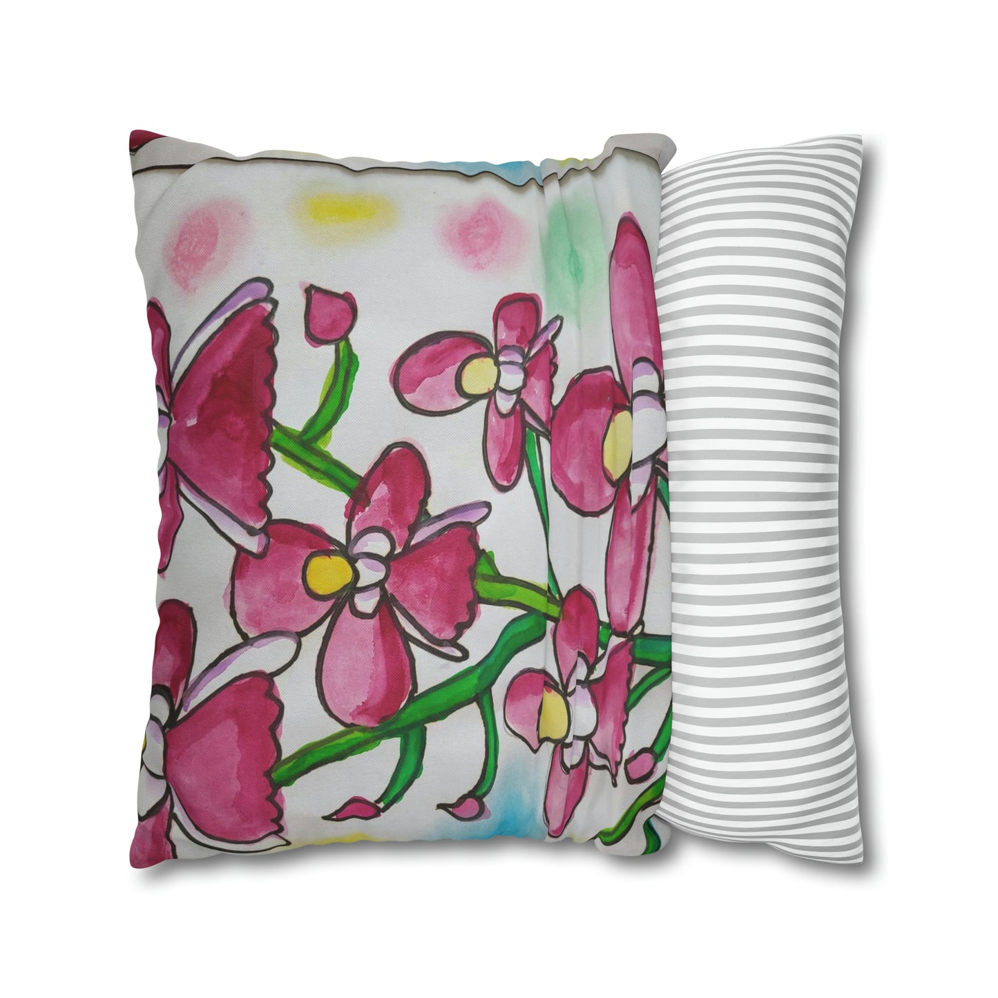 Spun Polyester Square Pillow Case