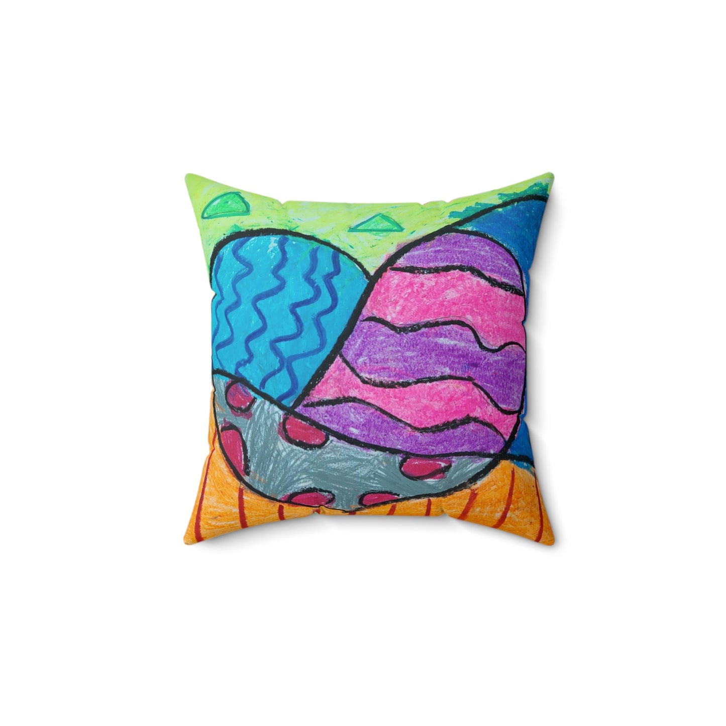 Spun Polyester Square Pillow