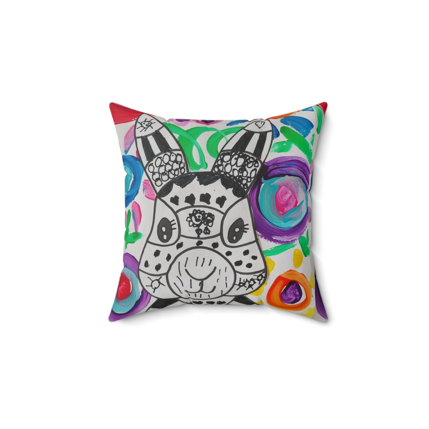 Spun Polyester Square Pillow