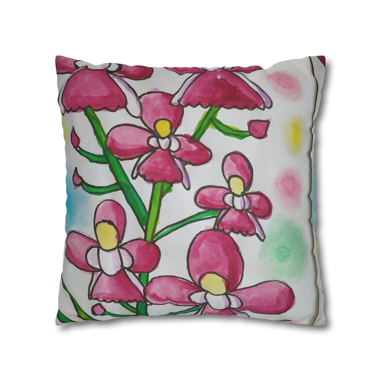 Spun Polyester Square Pillow Case