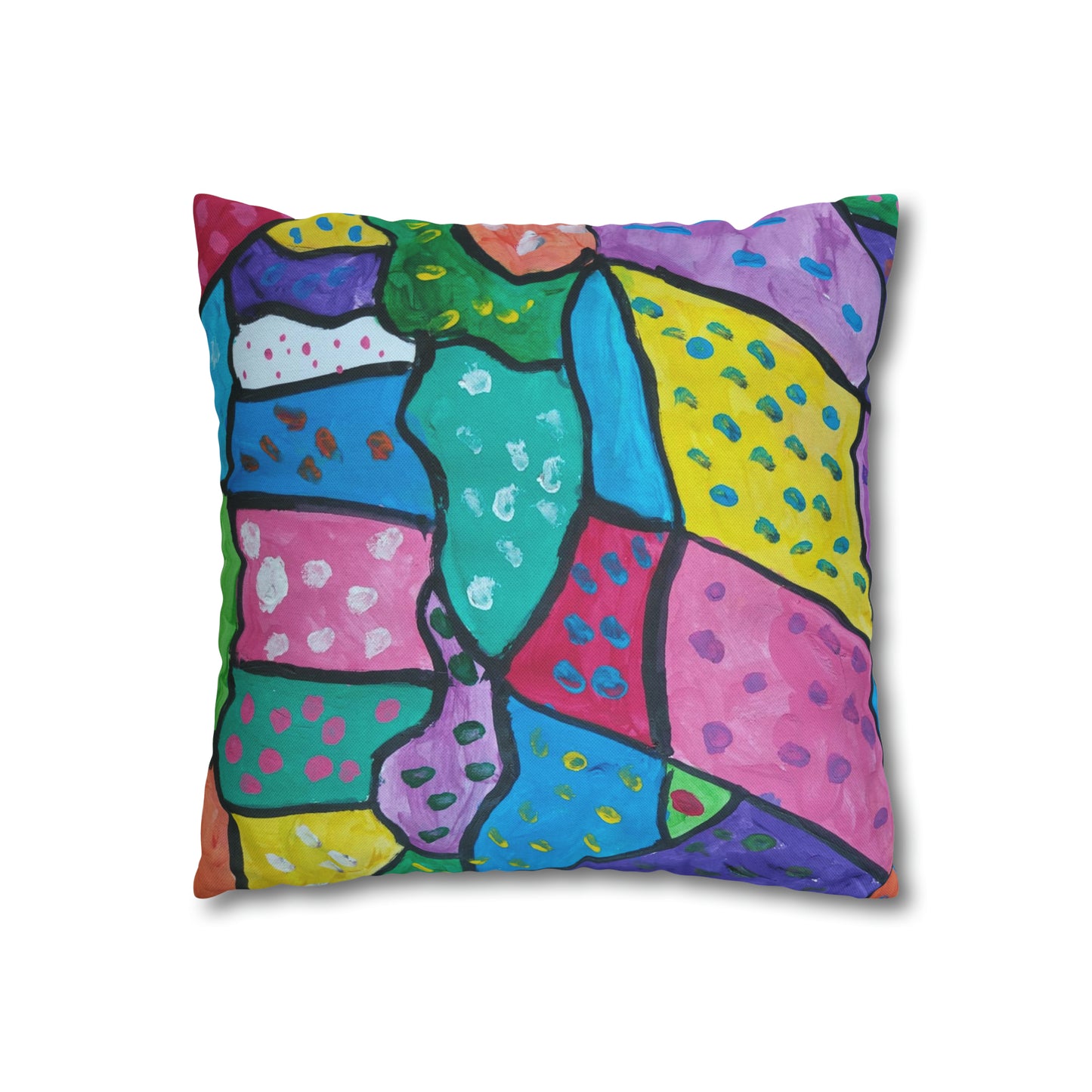 Spun Polyester Square Pillow Case