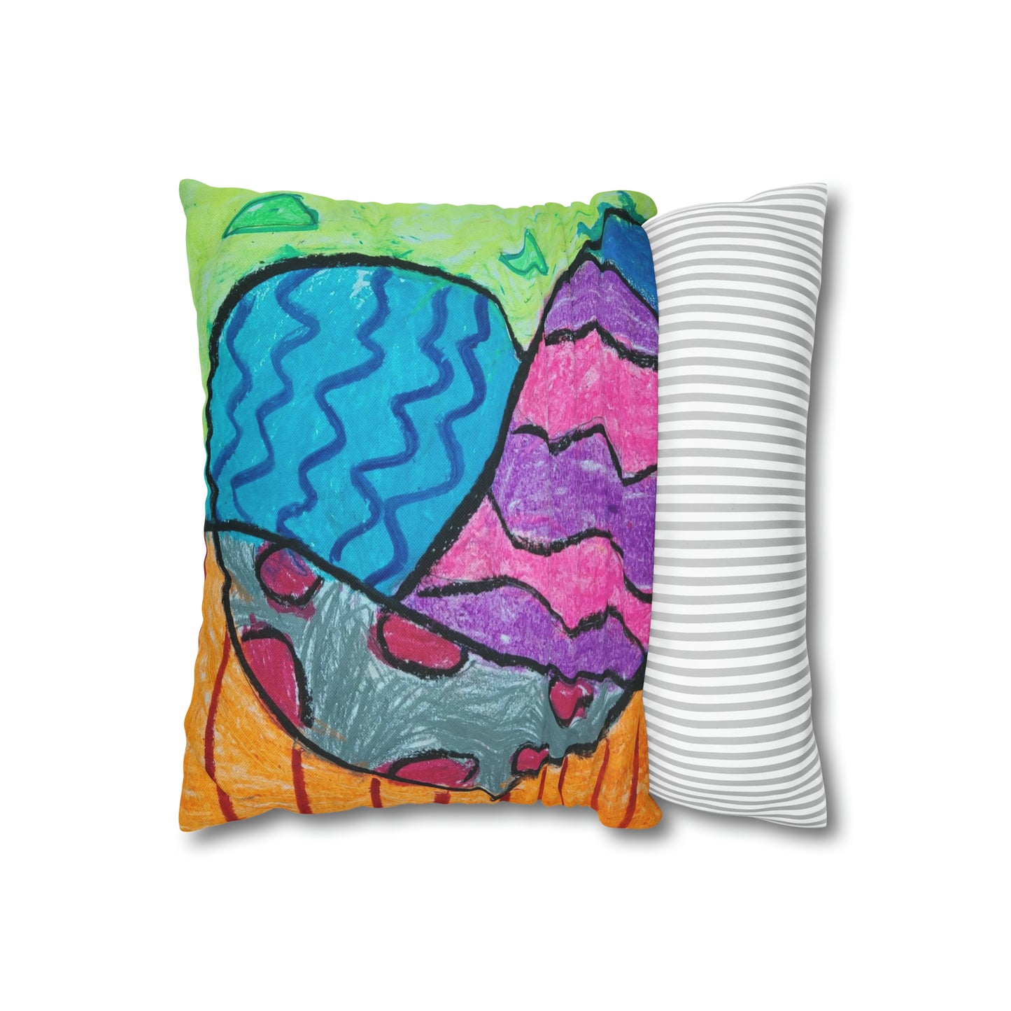 Spun Polyester Square Pillow Case