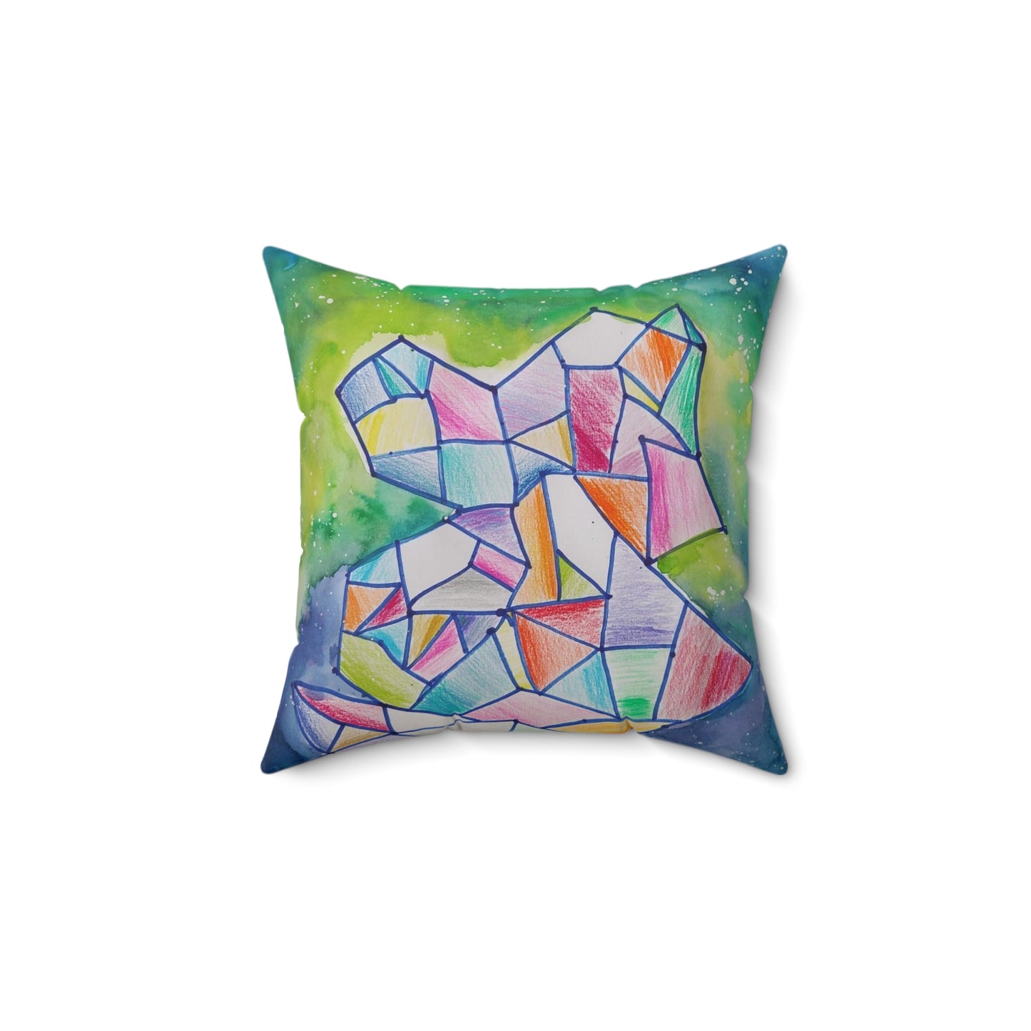 Spun Polyester Square Pillow